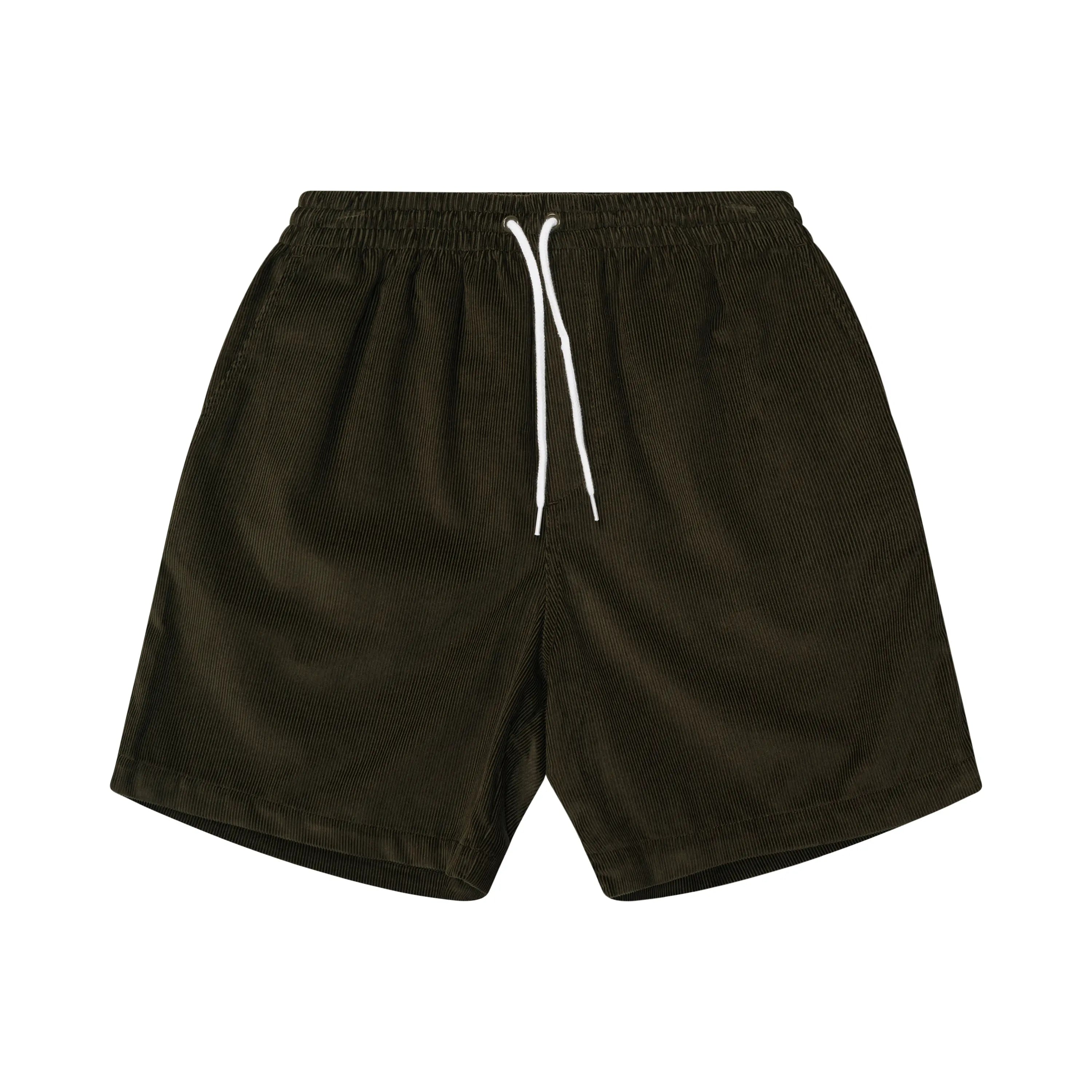 Mens corduroy 2025 shorts elastic waist