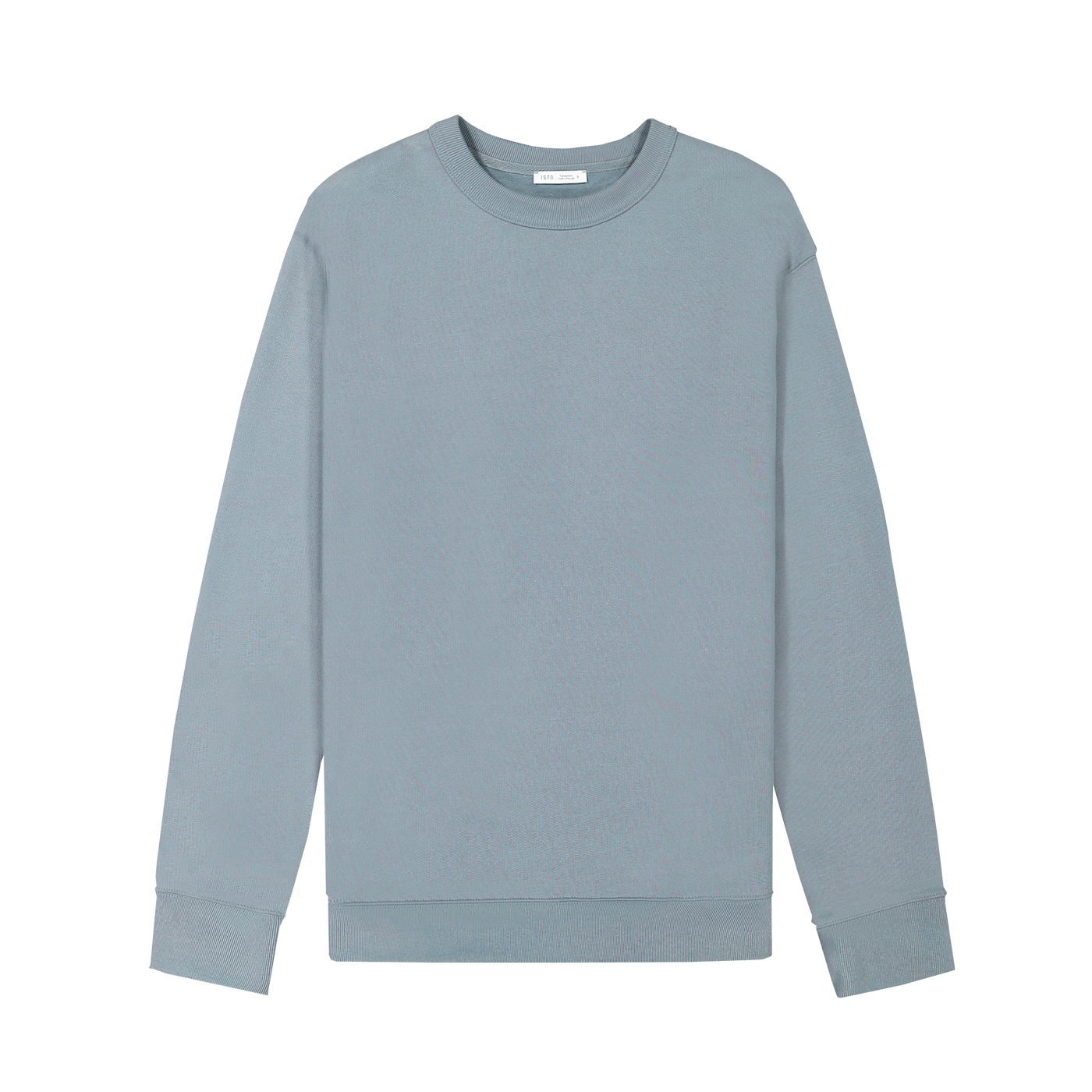 Heavyweight Sweatshirt Washed Blue Organic Cotton ISTO