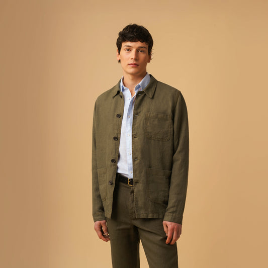 LINEN WORK JACKET
