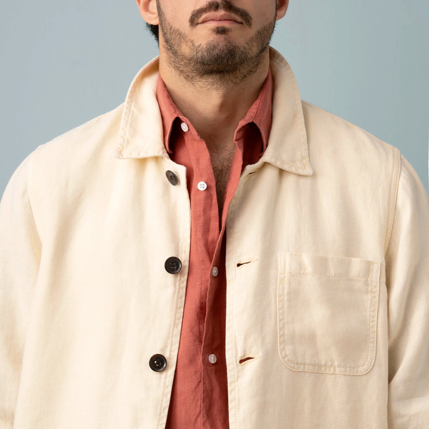 Linen Work Jacket