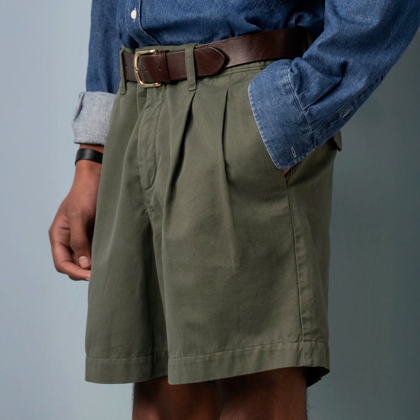 Pleated Shorts