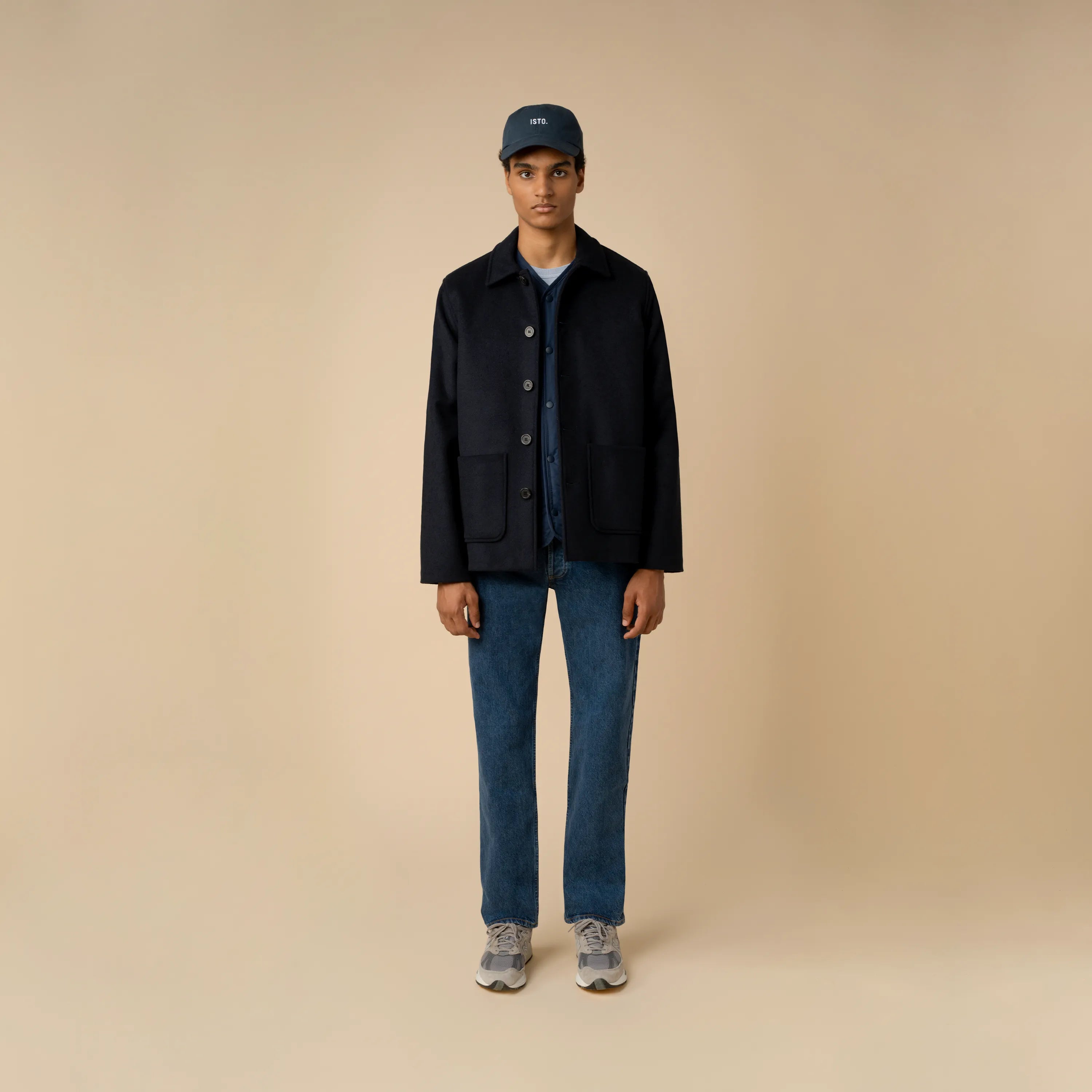 OLD NAVY 00's Wool Jacket Black M OLD NAVY 00's Wool Jacket Black