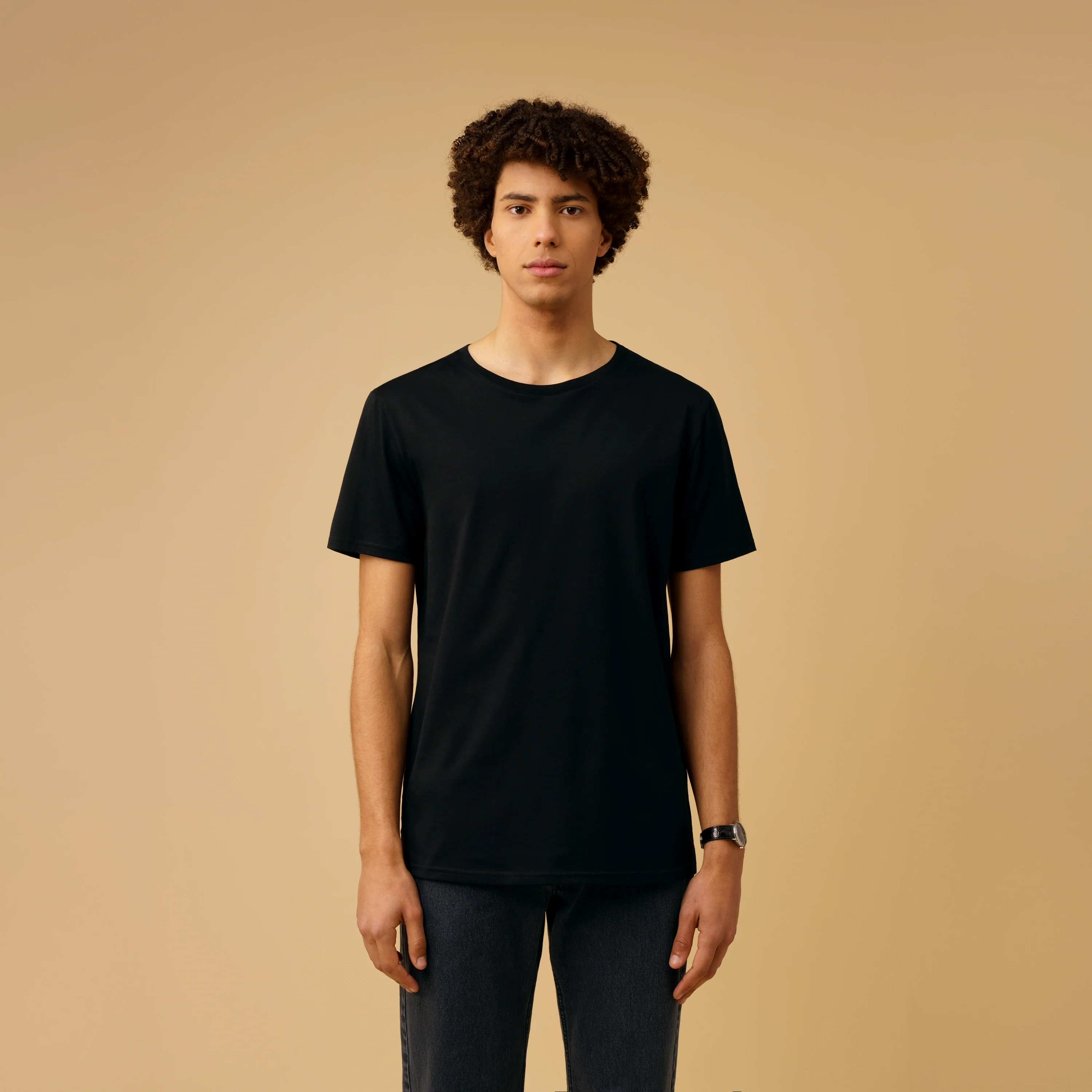 25SS✨イレーヴ　SUPIMA COTTON CUPRA T-SHIRT　黒 Supima T-Shirt – ISTO.