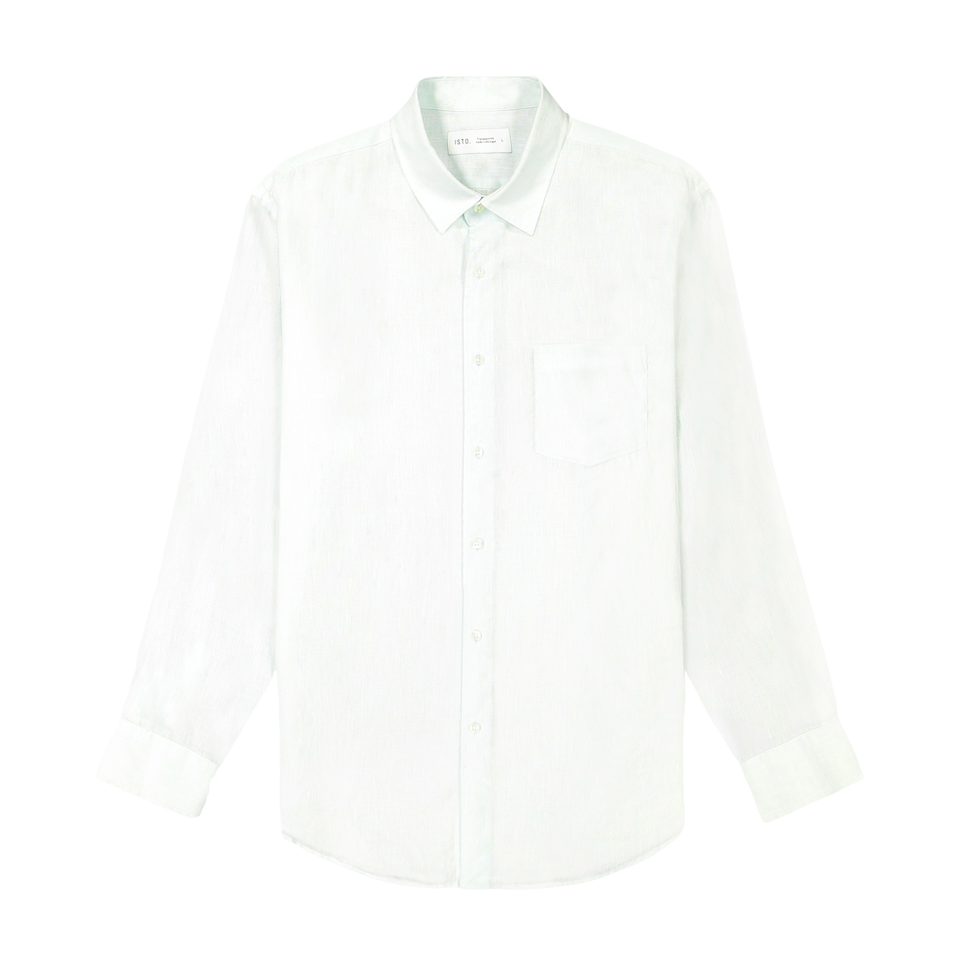 LINEN SHIRT Shirts ISTO. Light Sage XXS