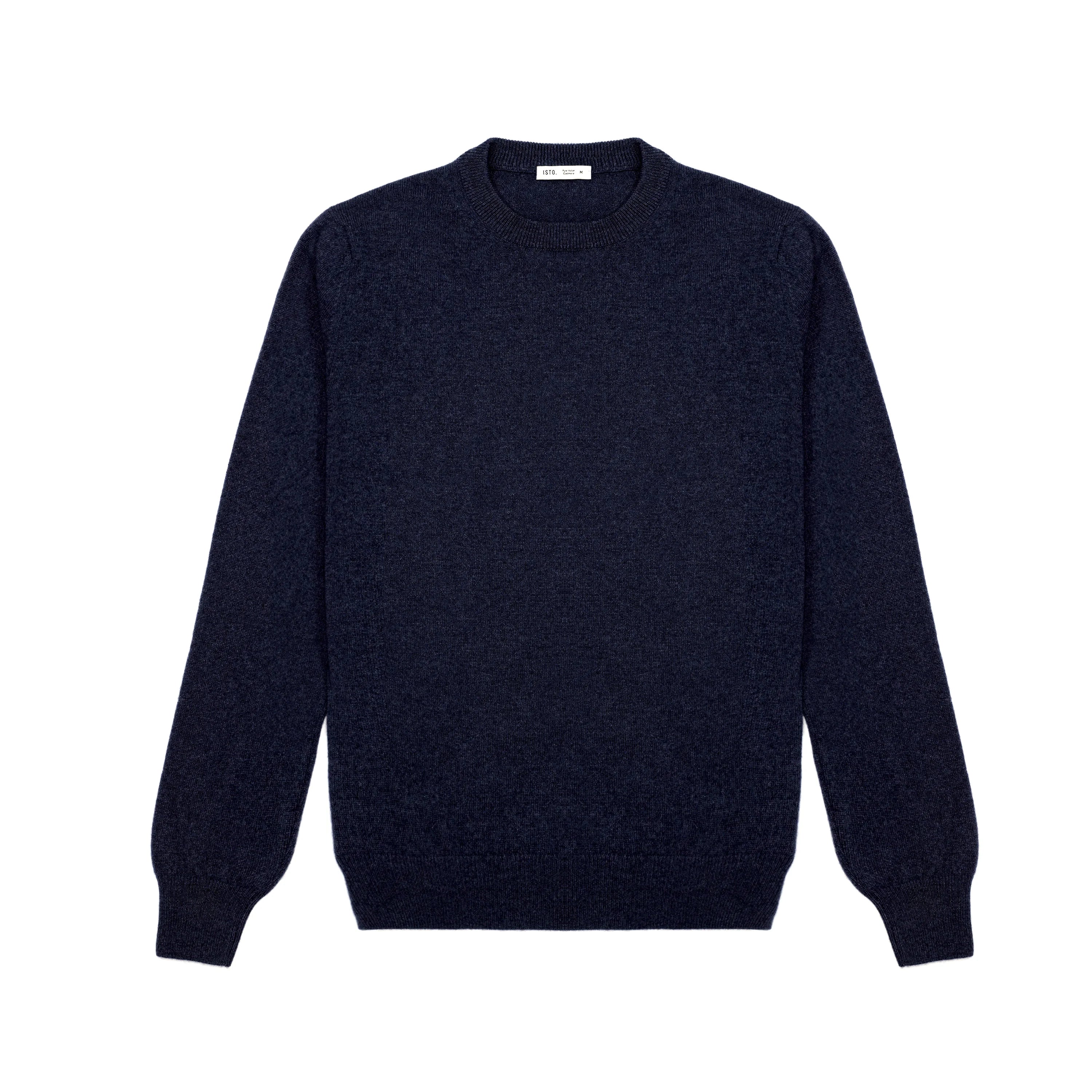 Cashmere Sweater Navy 100 Cashmere ISTO