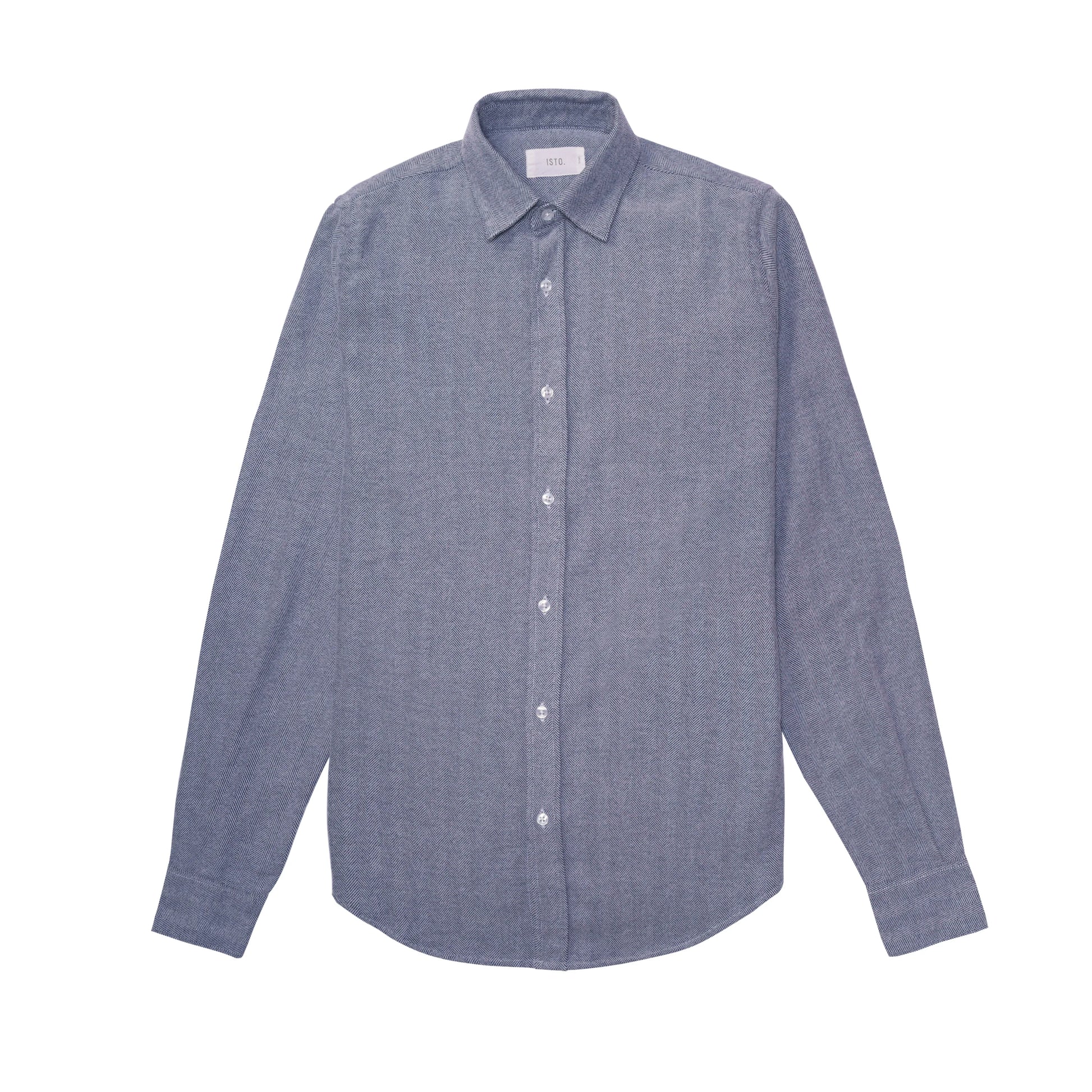 FLANNEL SHIRT Shirts ISTO. Blue/White S