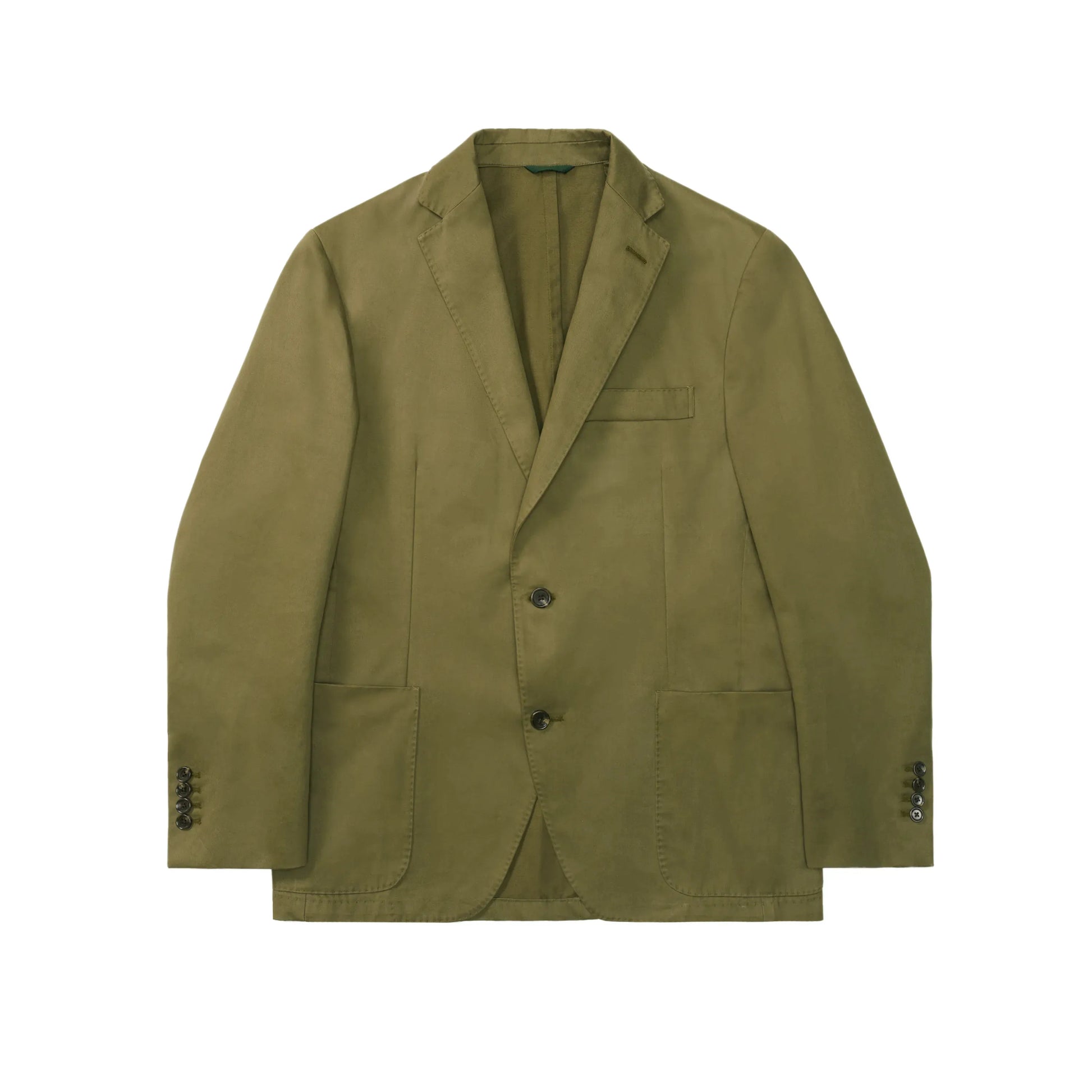 Olive green casual blazer discount
