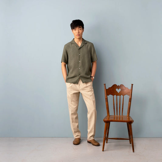 Linen Camp Collar