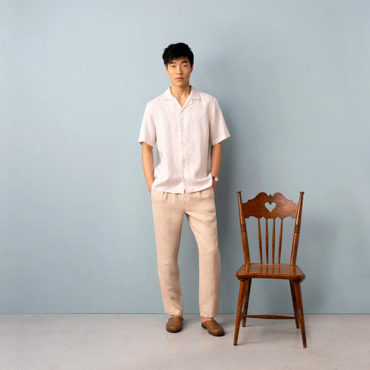 CAMP-COLLAR LINEN
