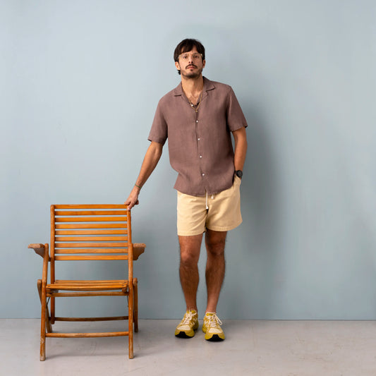 Linen Camp Collar