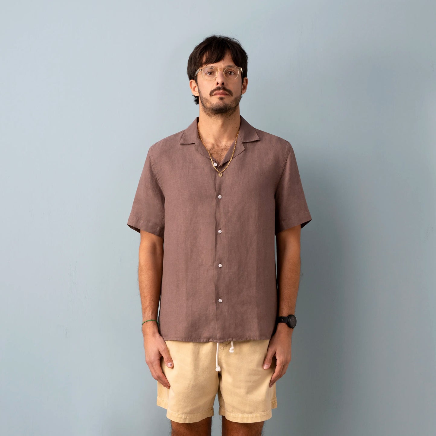 Linen Camp Collar