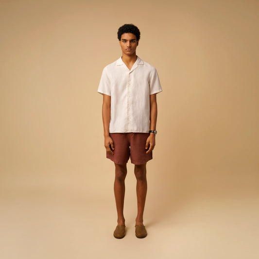 CAMP-COLLAR LINEN