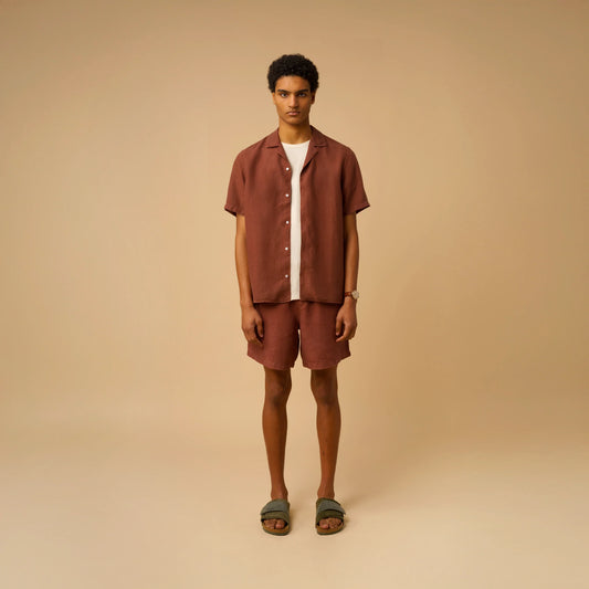 CAMP-COLLAR LINEN