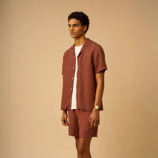 CAMP-COLLAR LINEN