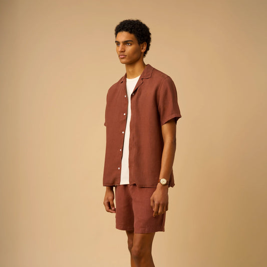 CAMP-COLLAR LINEN