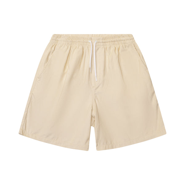 White cord shorts top