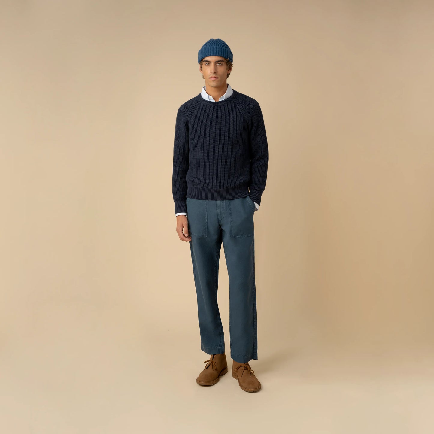 Ranglan Cotton Sweater