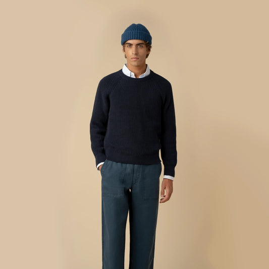 Ranglan Cotton Sweater
