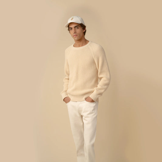 Ranglan Cotton Sweater