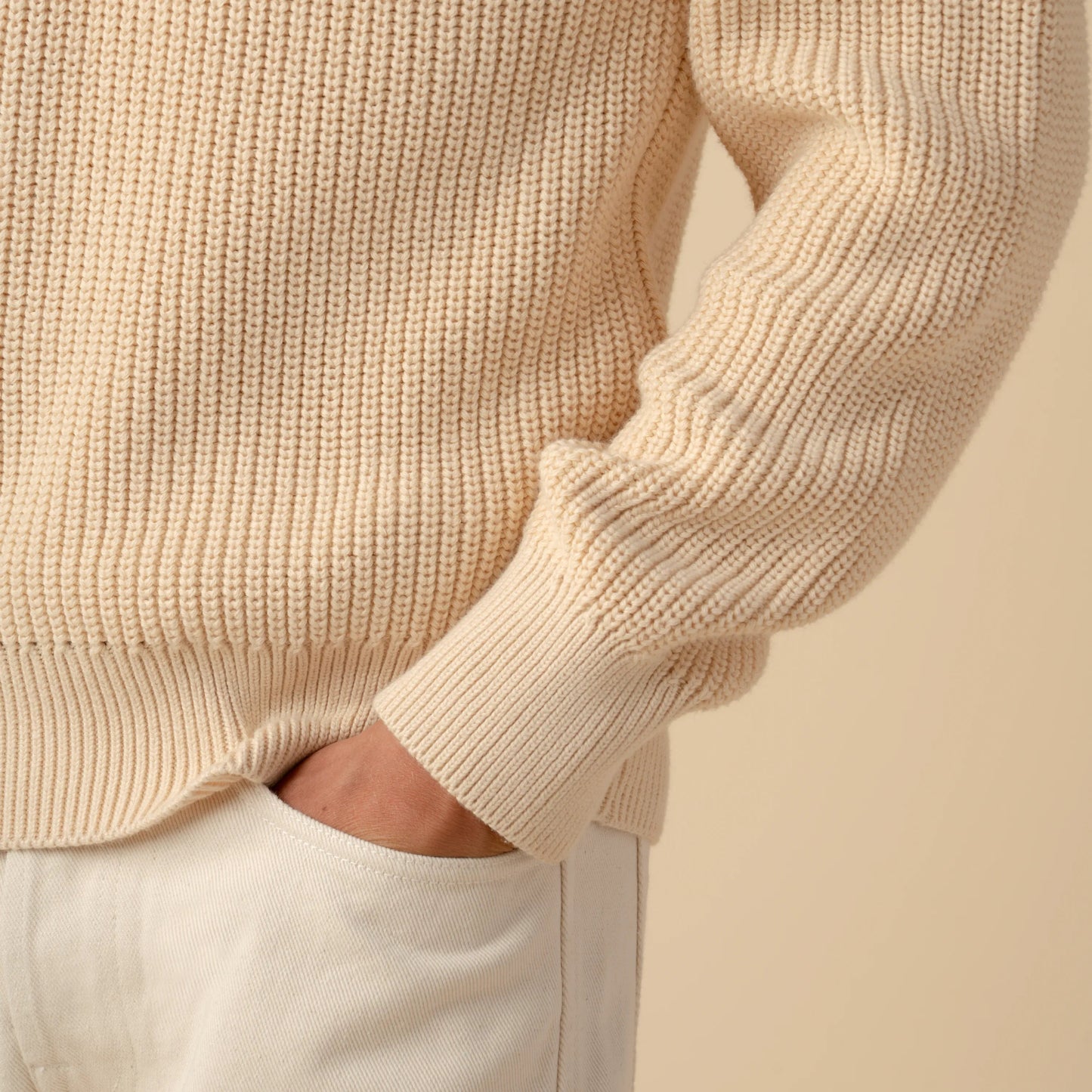 Ranglan Cotton Sweater