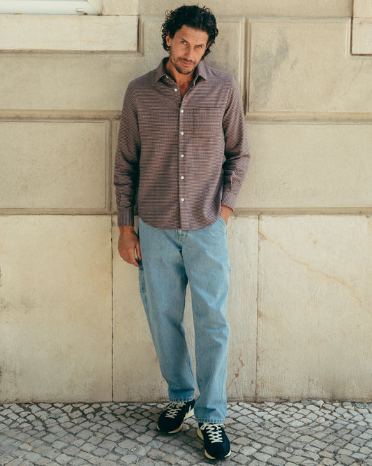 Flannel Pocket Shirt Houndstooth