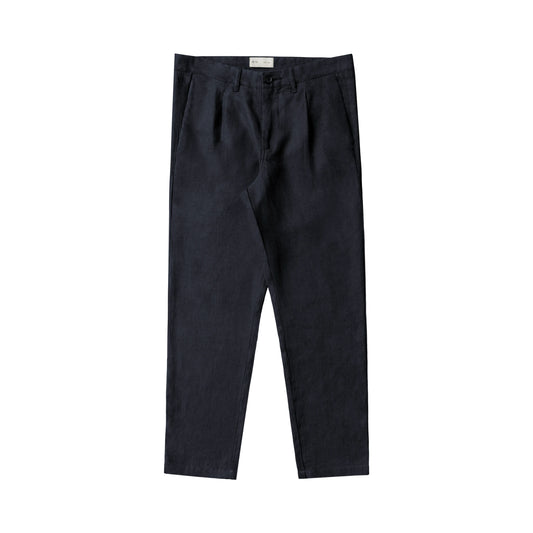 PLEATED LINEN TROUSERS