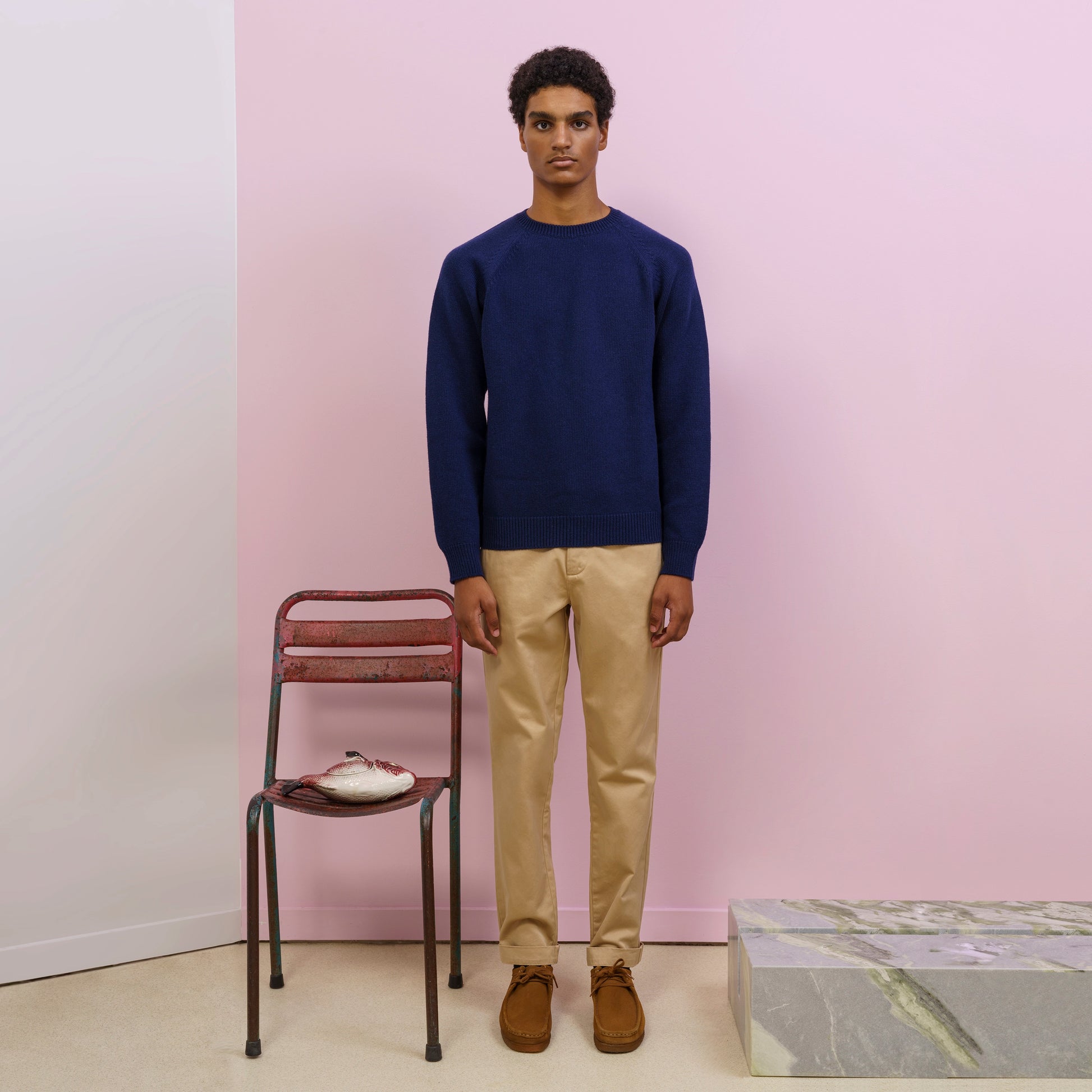 Mens heavy wool sweater on sale
