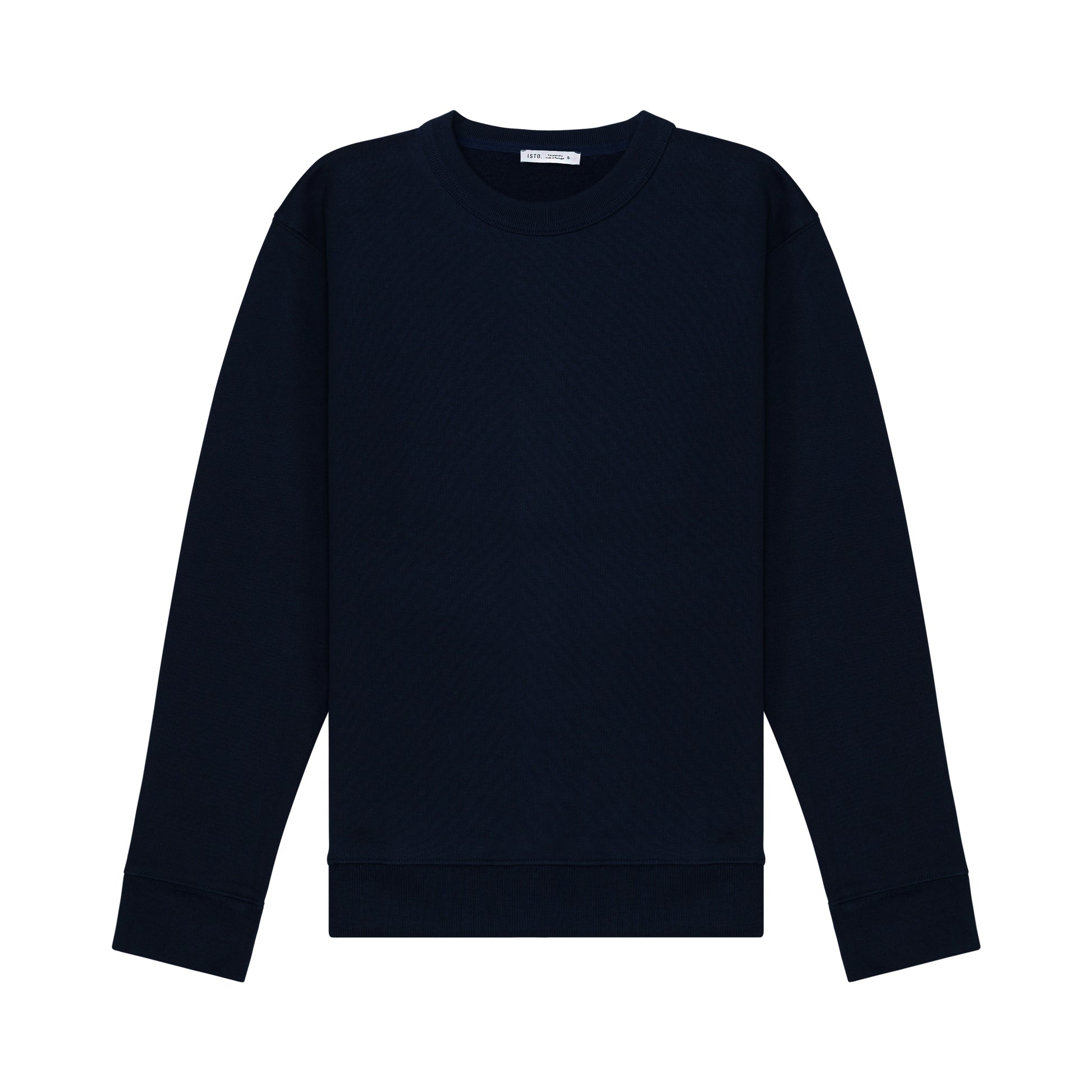 Heavyweight Sweatshirt Navy Organic Cotton ISTO