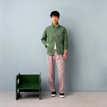 HERRINGBONE UTILITY JACKET