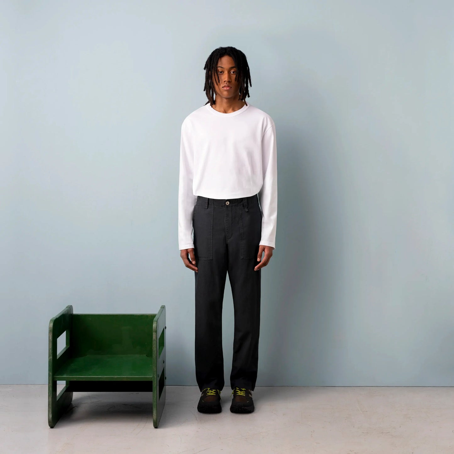 Herringbone Utility Trousers