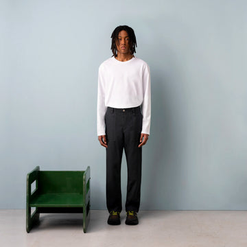 HERRINGBONE UTILITY TROUSERS