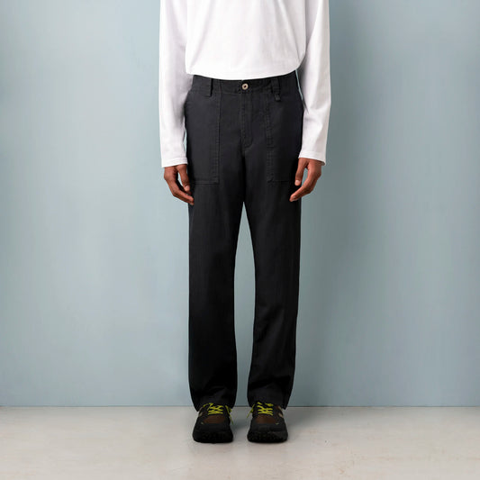 HERRINGBONE UTILITY TROUSERS