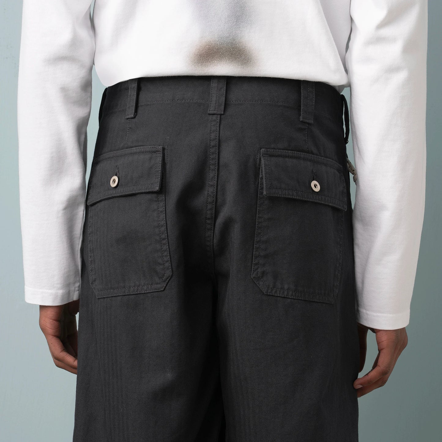 Herringbone Utility Trousers