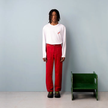 HERRINGBONE UTILITY TROUSERS