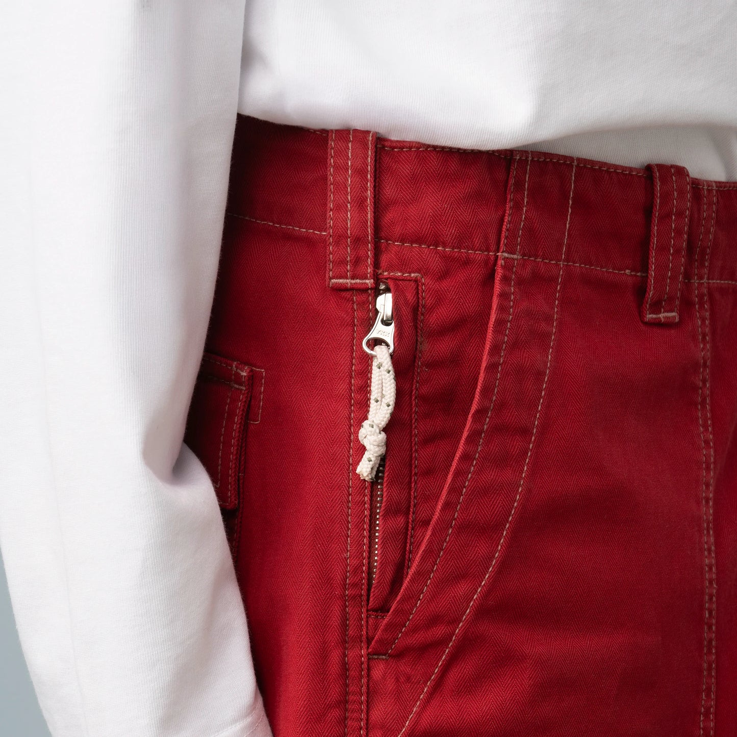 Herringbone Utility Trousers