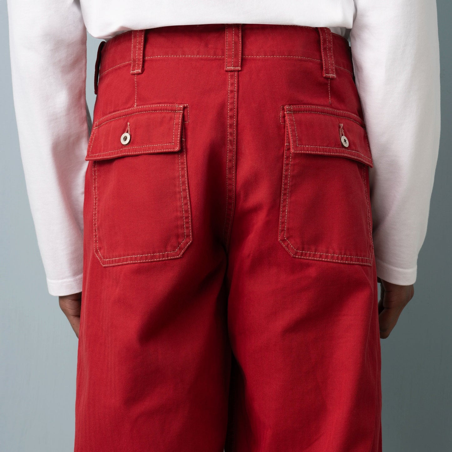 Herringbone Utility Trousers