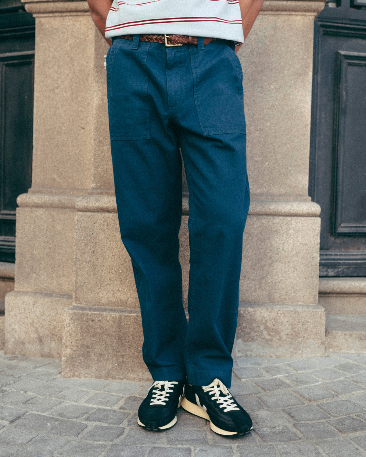Herringbone Utility Trousers