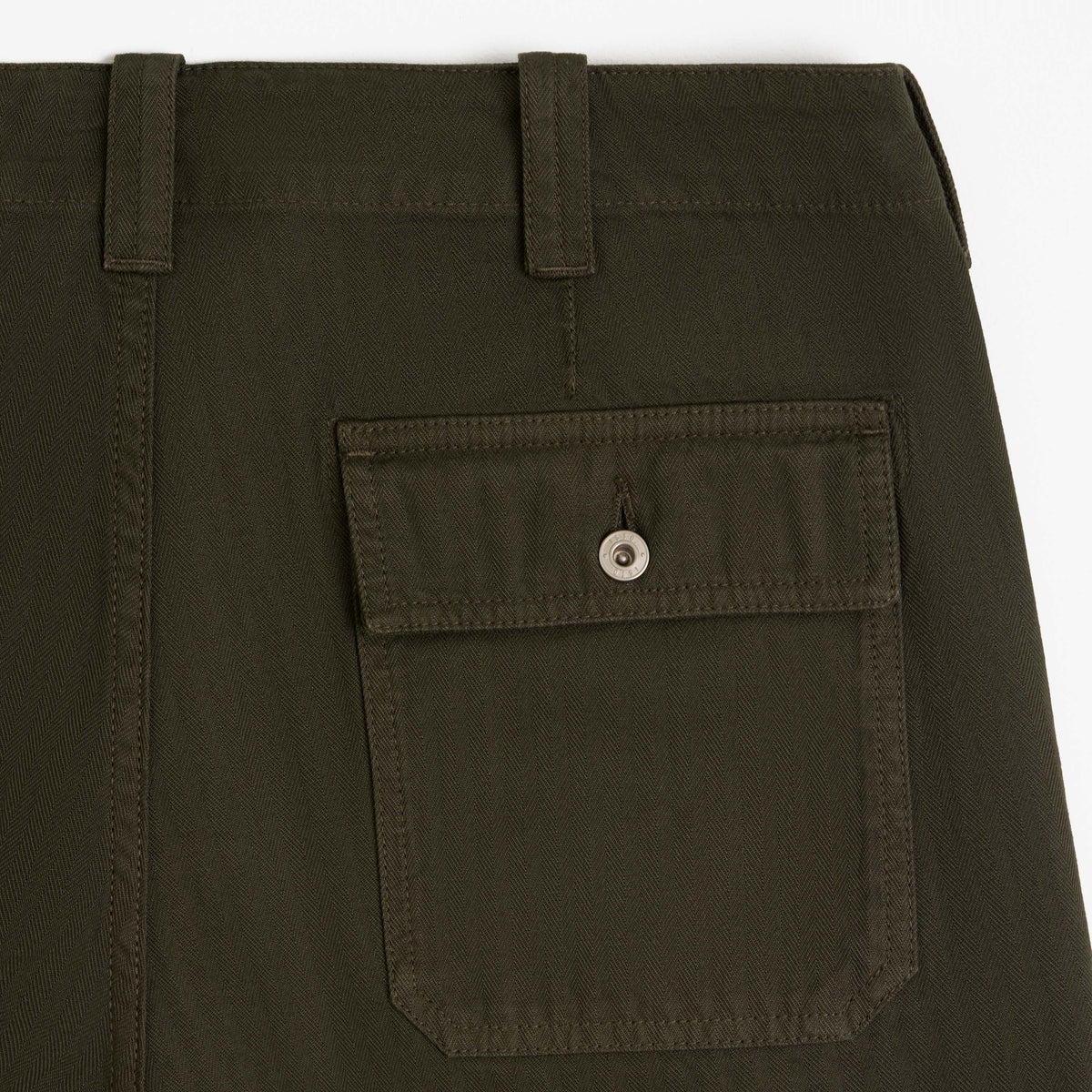 Herringbone Utility Trousers