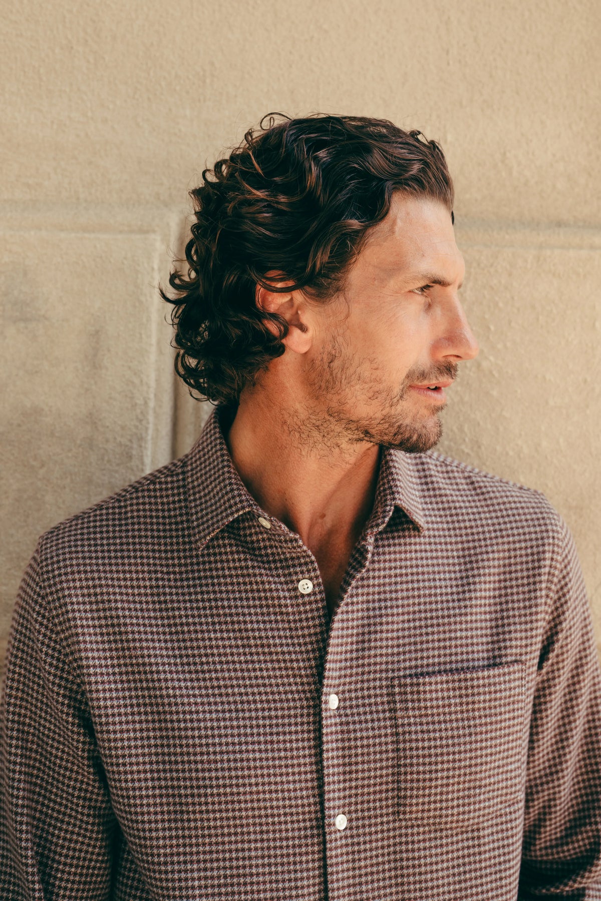 Flannel Pocket Shirt Houndstooth