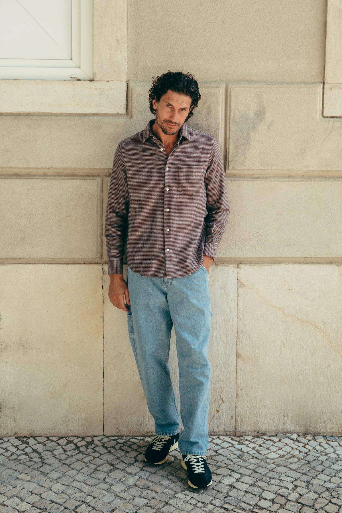 Flannel Pocket Shirt Houndstooth