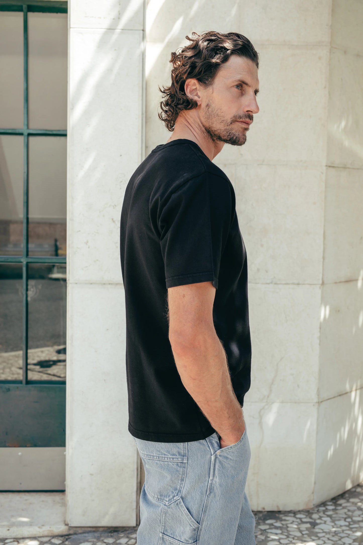 T-shirt de gramagem pesada