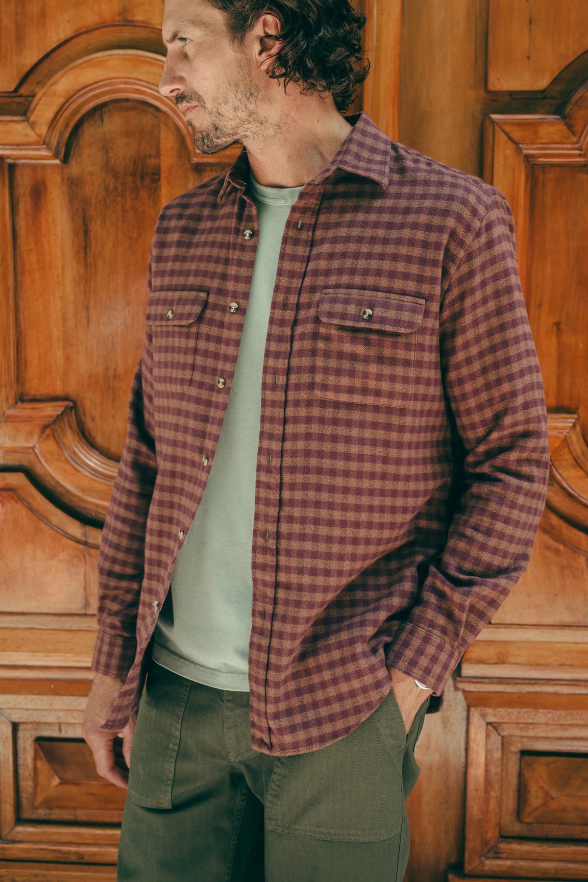 Two Pocket Flannel Checked