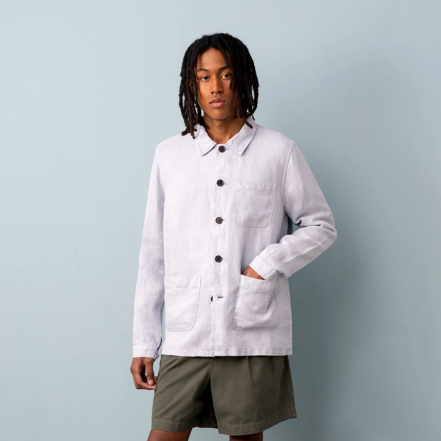 Linen Work Jacket