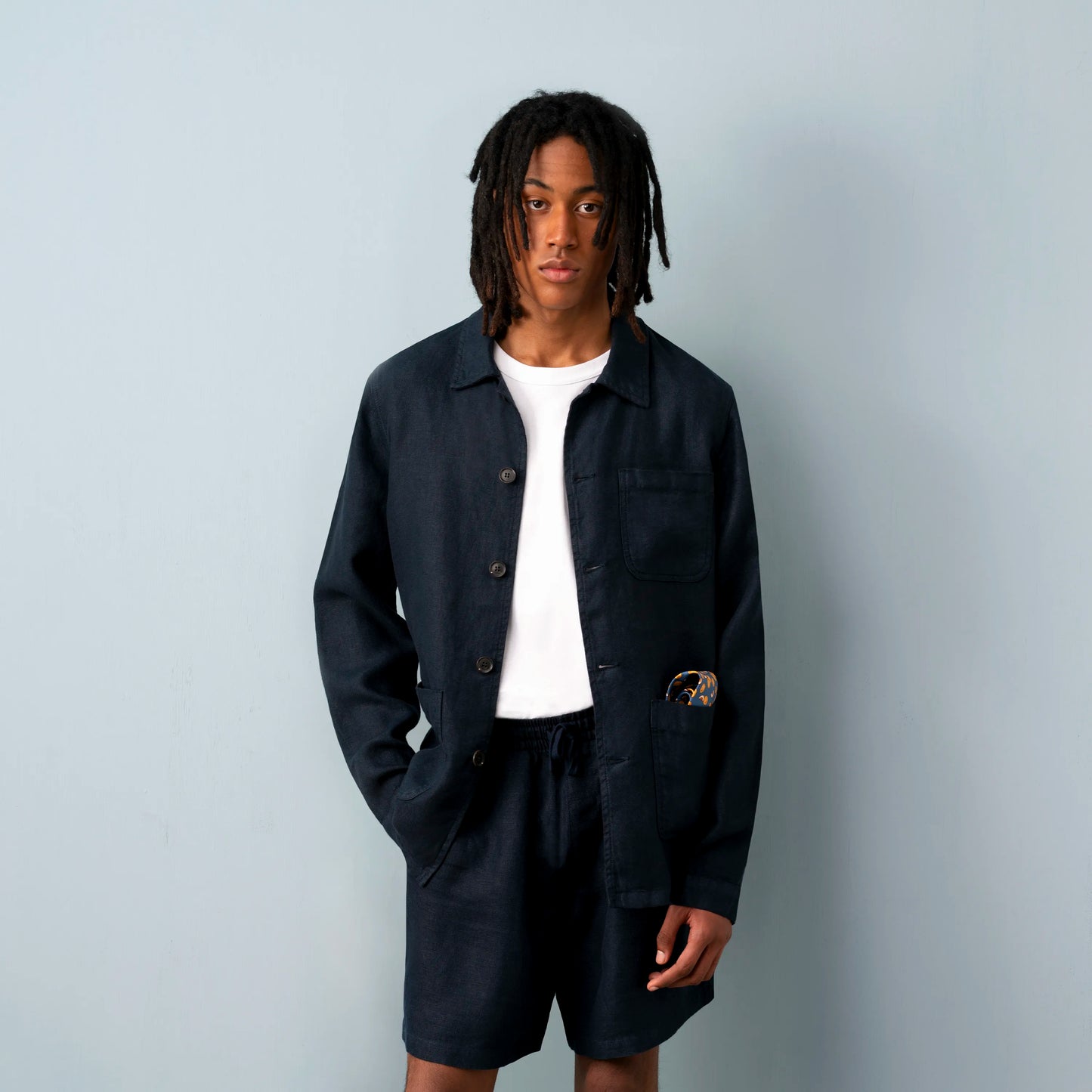 Linen Work Jacket