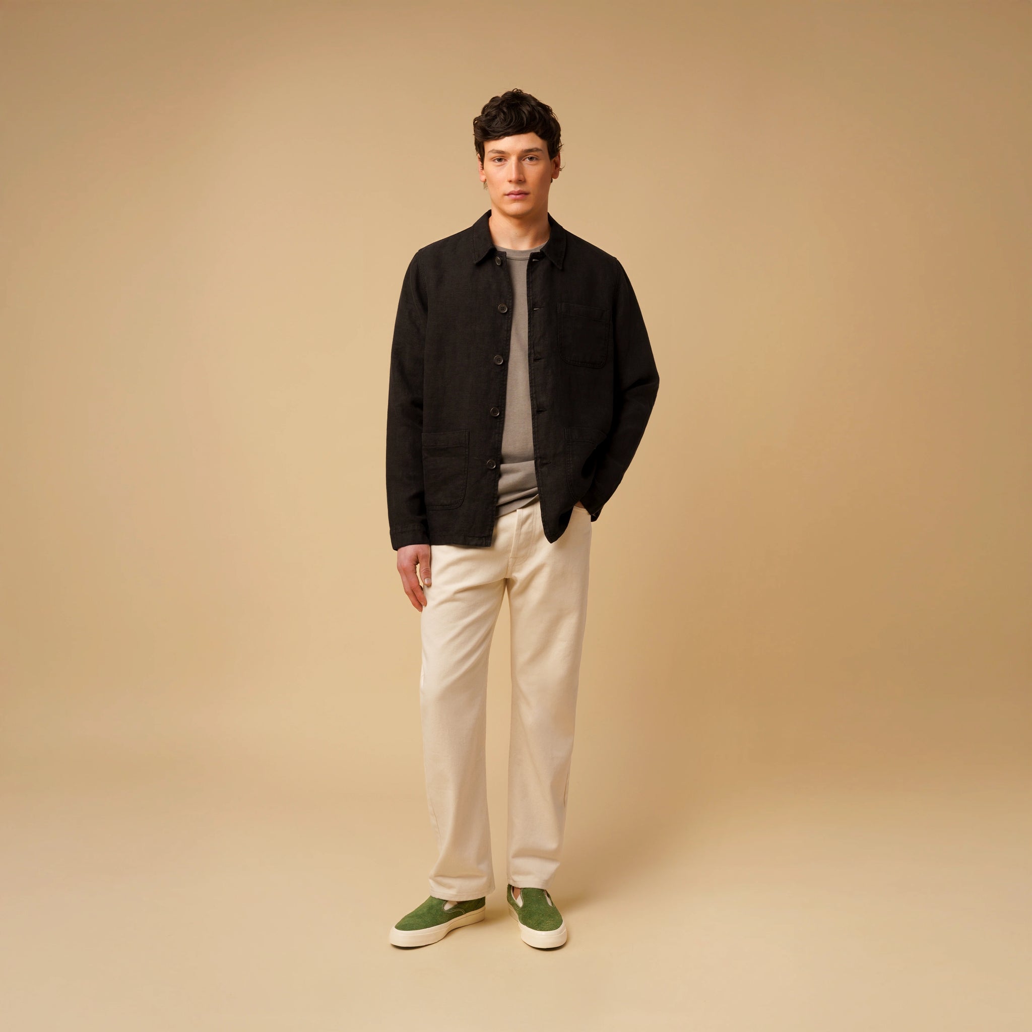 LINEN WORK JACKET