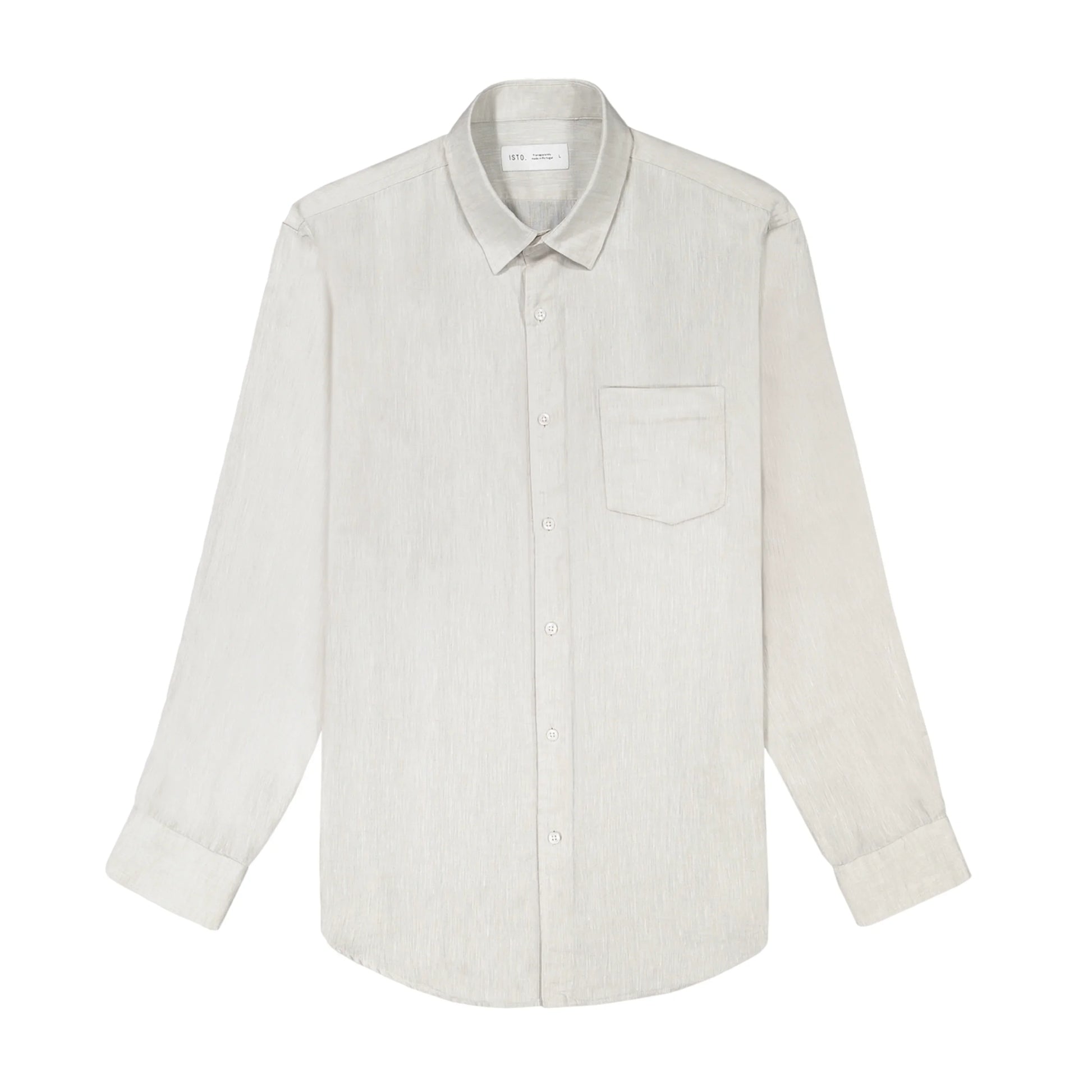 LINEN SHIRT Shirts ISTO. Grey XS