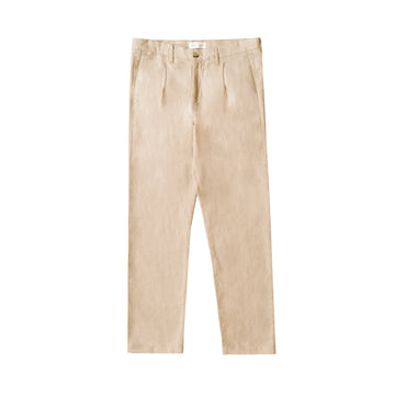 PLEATED LINEN TROUSERS