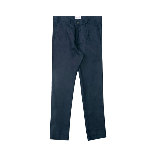 PLEATED LINEN TROUSERS