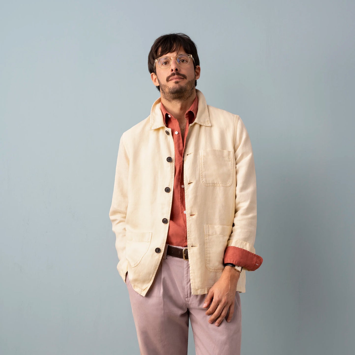 Linen Work Jacket