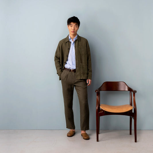 Linen Work Jacket